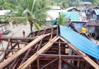 Satgas TMMD Ke-128 Kodim 1710/Mimika Genjot Pembangunan 5 Unit Rumah di Kampung Keakwa, Fokus Pemasangan Atap